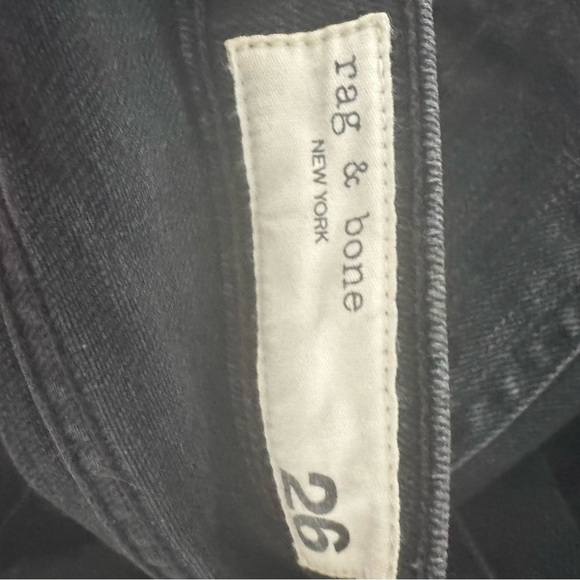 rag & bone JEAN High-Rise Distressed Ankle Skinny Jeans - Picture 7 of 10